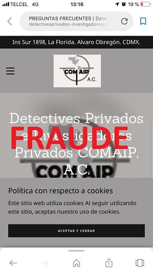 DETECTIVES DEFRAUDADORES